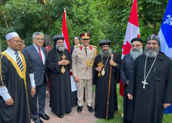 أسقف كندا يشارك الأحتفال بثورة 23 يوليو