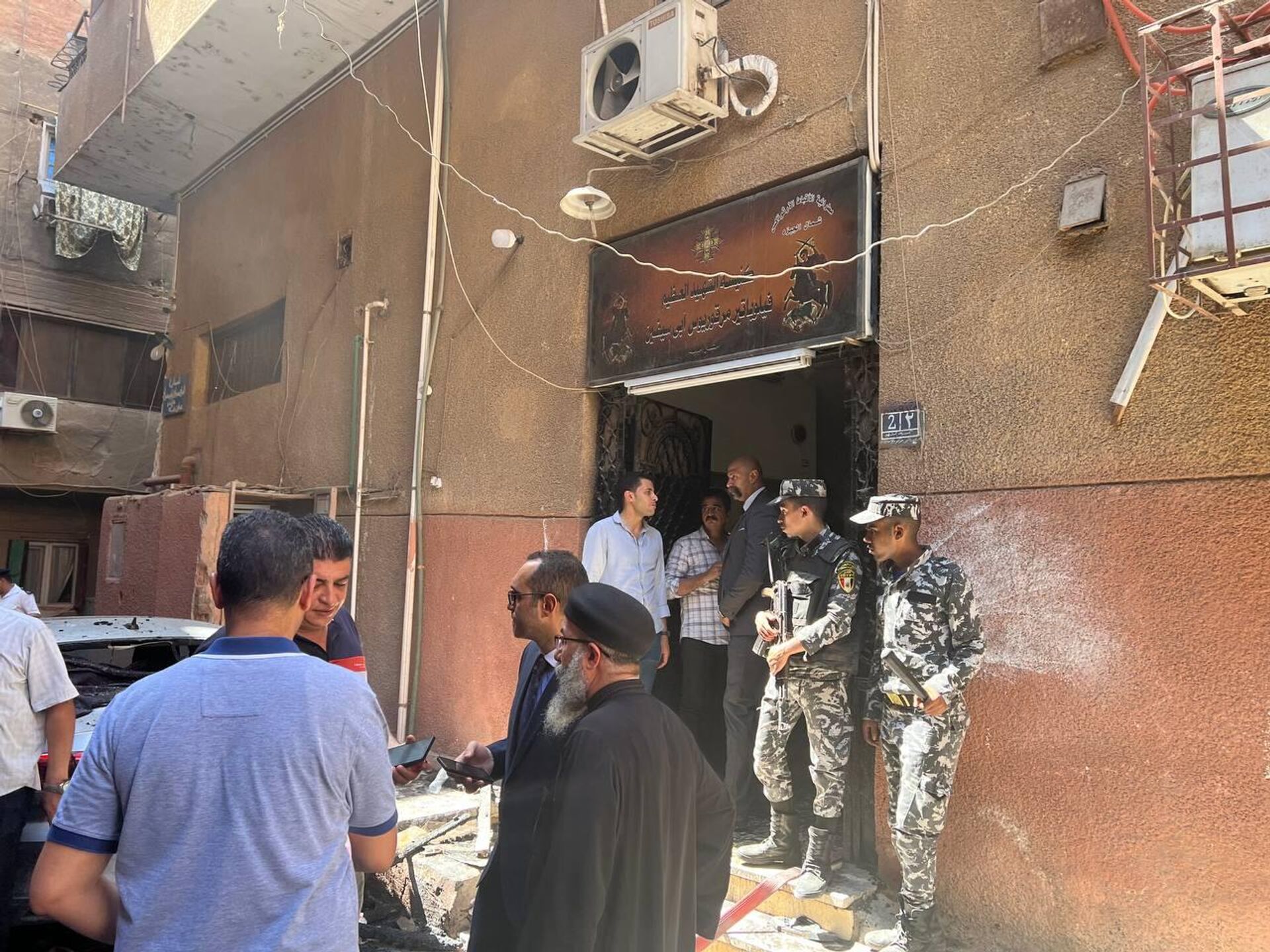 آخر حوار مع شهيدي حريق كنيسة إمبابة تكشفه والدتهم 4 حريق كنيسة إمبابة