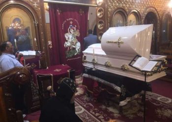 بالصور نياحة كاهن فاضل من إيبارشية كنيسة الشهيد مار جرجس
