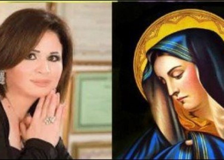 الفنانة إلهام شاهين تهنئ الأقباط بعيد العذراء مريم 1 إلهام شاهين تهنئ الإخوة الأقباط في عيد السيدة العذراء