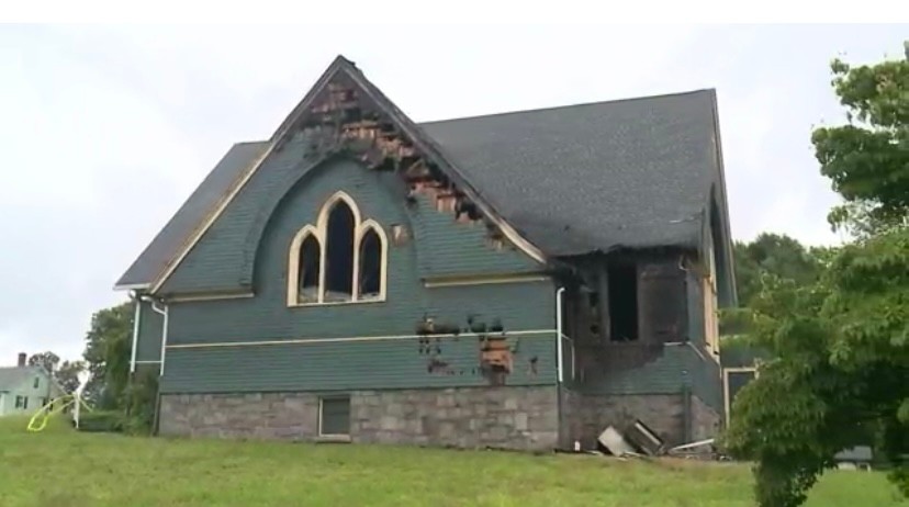 حريق كنيسة فى ولاية أمريكية