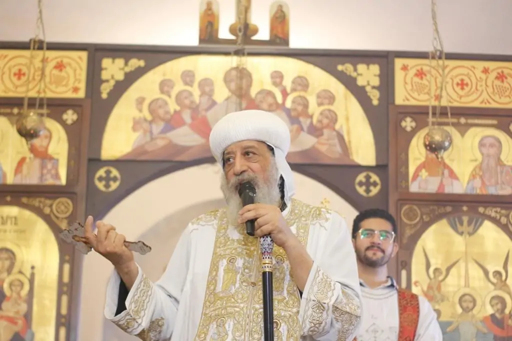 البابا تواضروس يلقي عظته الأسبوعية اليوم بعد عودته من المجر متأخرا 4 البابا تواضروس يلقي عظته الأسبوعية اليوم