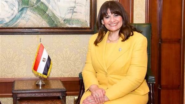 لقاء وزيرة الهجرة مع جون المصري