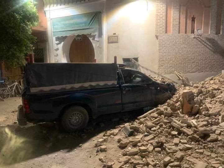  زلزال المغرب المدمر