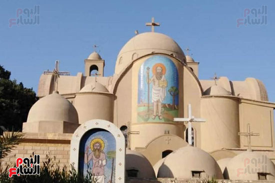 تفاصيل الاحتفال بموسم عيد القديس الأنبا برسوم العريان بديره بالمعصرة 2 عيد القديس الأنبا برسوم العريان