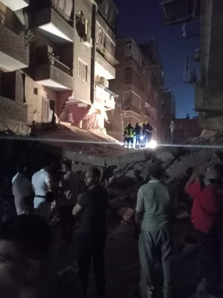 بالصور انهيار عقار العمرانية فى الجيزة اعرف القصة الكاملة 2 انهيار عقار العمرانية