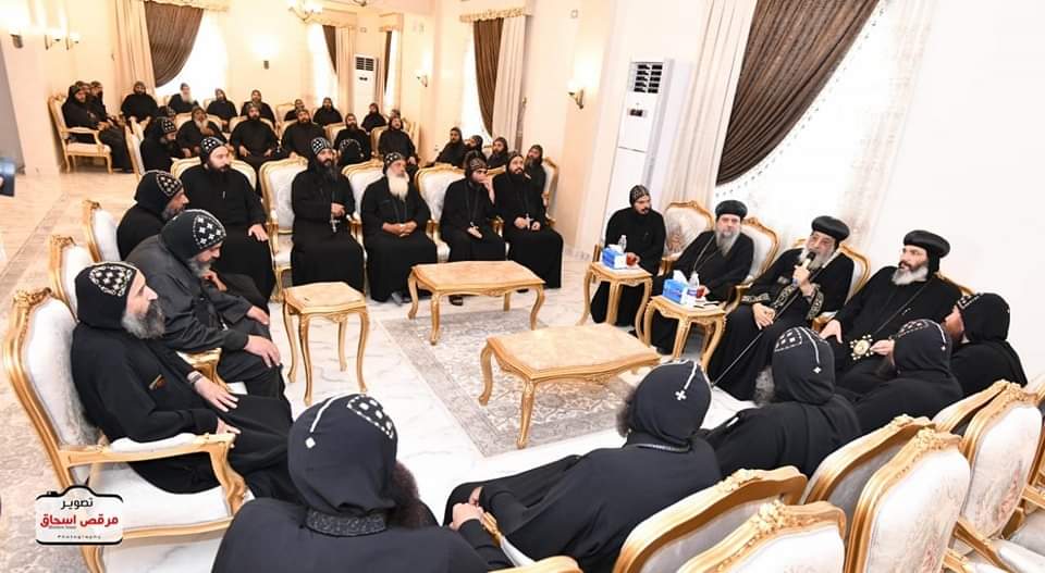 بالصور قداسة البابا تواضروس الثانى يزور دير الأنبا موسى بطريق العلمين 5 قداسة البابا تواضروس الثانى يزور دير الأنبا موسى