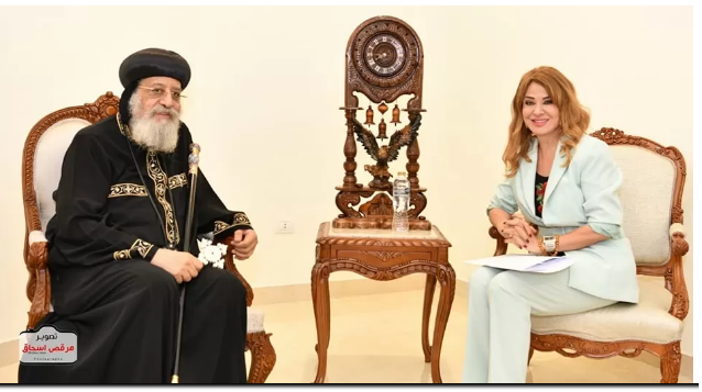 تفاصيل لقاء البابا تواضروس مع الفنانة مادلين طبر 1 تفاصيل لقاء البابا تواضروس مع الفنانة مادلين طبر