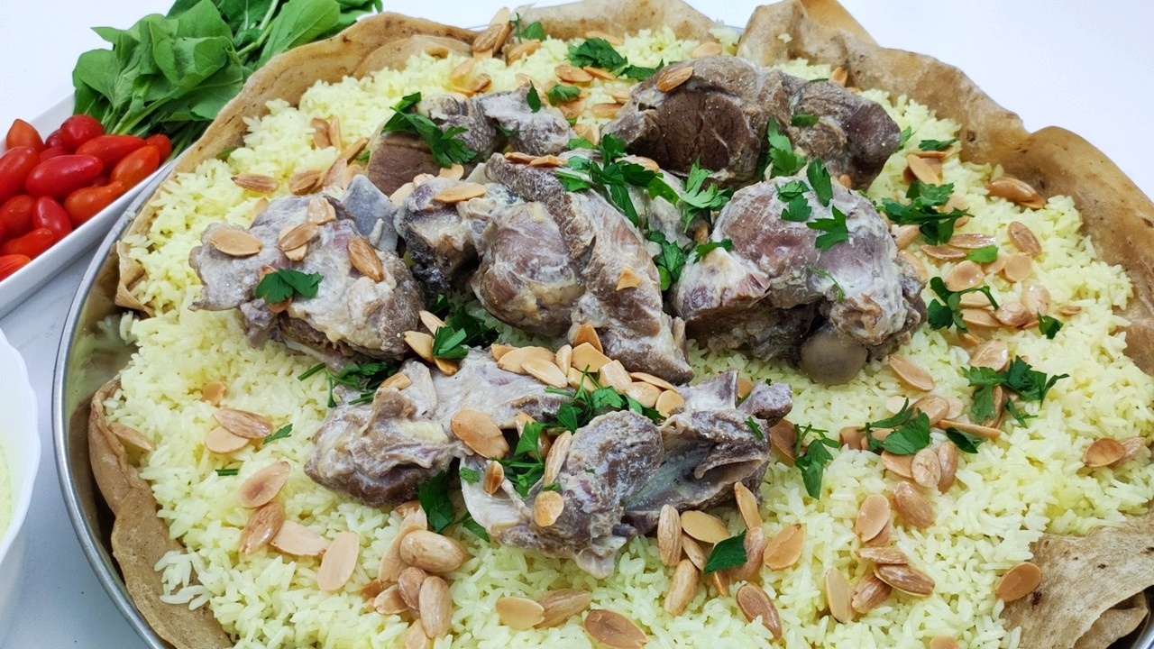 طريقة عمل المنسف الأردني بأسهل طريقة ونفس الطعم 2 mannsf