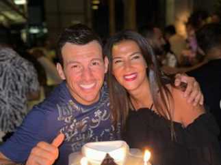 دنيا سمير غانم تحتفل بعيد ميلاد زوجها