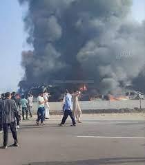 مشاهد جديدة فى حادث طريق الإسكندرية الصحراوي وننشر أسماء المتوفيين والمصابين 3 حادث طريق الإسكندرية الصحراوي