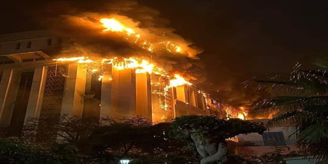 كواليس حريق مديرية أمن الإسماعيلية