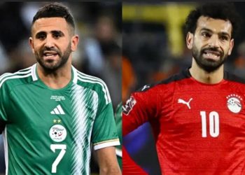 مبارة منتخب مصر الوطني والجزائر