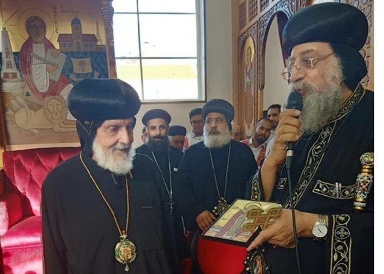 قداسة البابا تواضروس ينعى رحيل الأنبا أثناسيوس مطران إيبارشية مارسيليا بفرنسا 1 البابا تواضروس الثاني