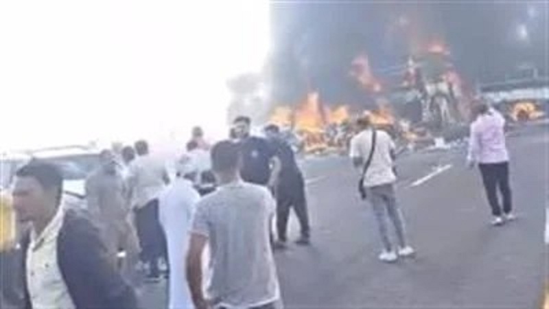 مشاهد جديدة فى حادث طريق الإسكندرية الصحراوي وننشر أسماء المتوفيين والمصابين 5 حادث طريق الإسكندرية الصحراوي