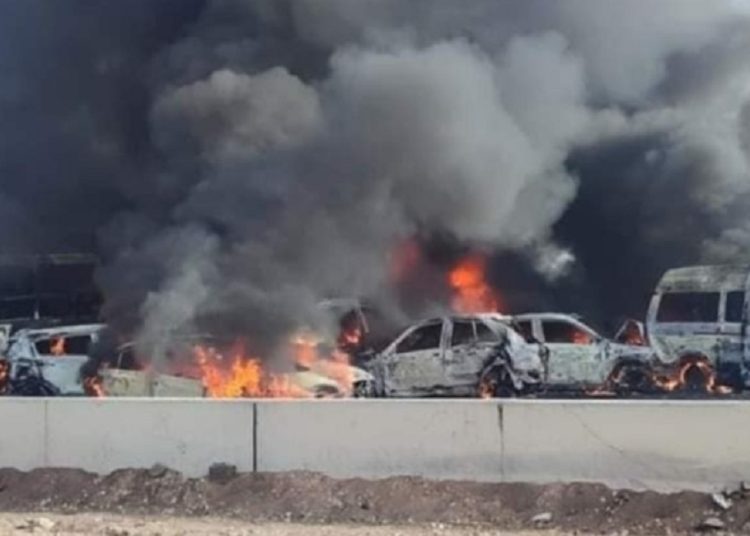 مشاهد جديدة فى حادث طريق الإسكندرية الصحراوي وننشر أسماء المتوفيين والمصابين 1 تفاصيل حادث طريق الإسكندرية الصحراوي