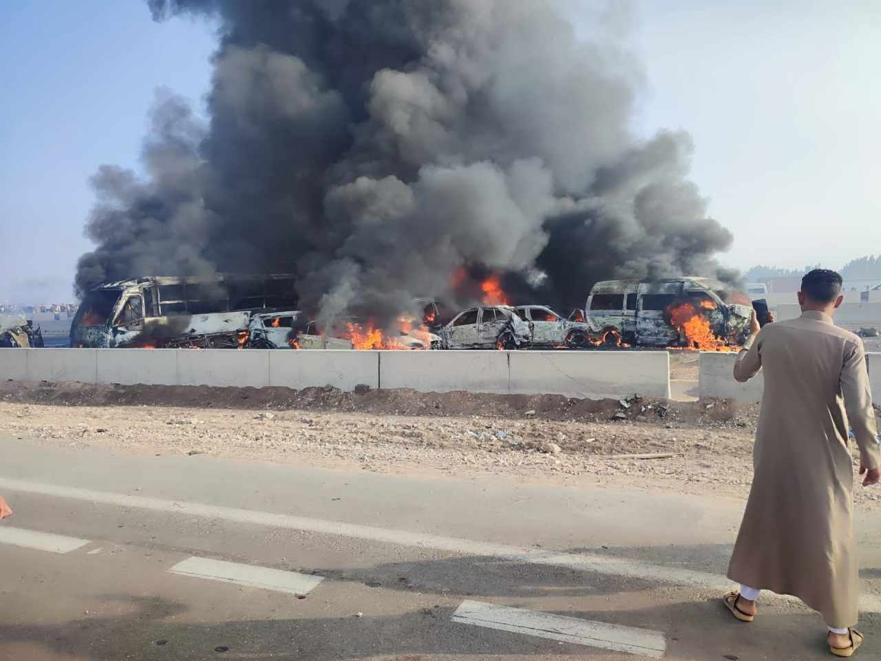 لا تسافر في هذا الوقت الأرصاد الجوية توجه تحذير شديد اللهجه بعد حادث الصحراوي 4 الأرصاد الجوية تحذر بعد حادث الصحراوى