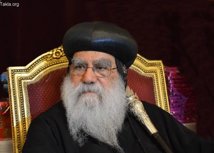 بالفيديو كلمة الأنبا باخوميوس عن المتنيح أنبا يؤانس أسقف الغربية 1 anba ba5omyos