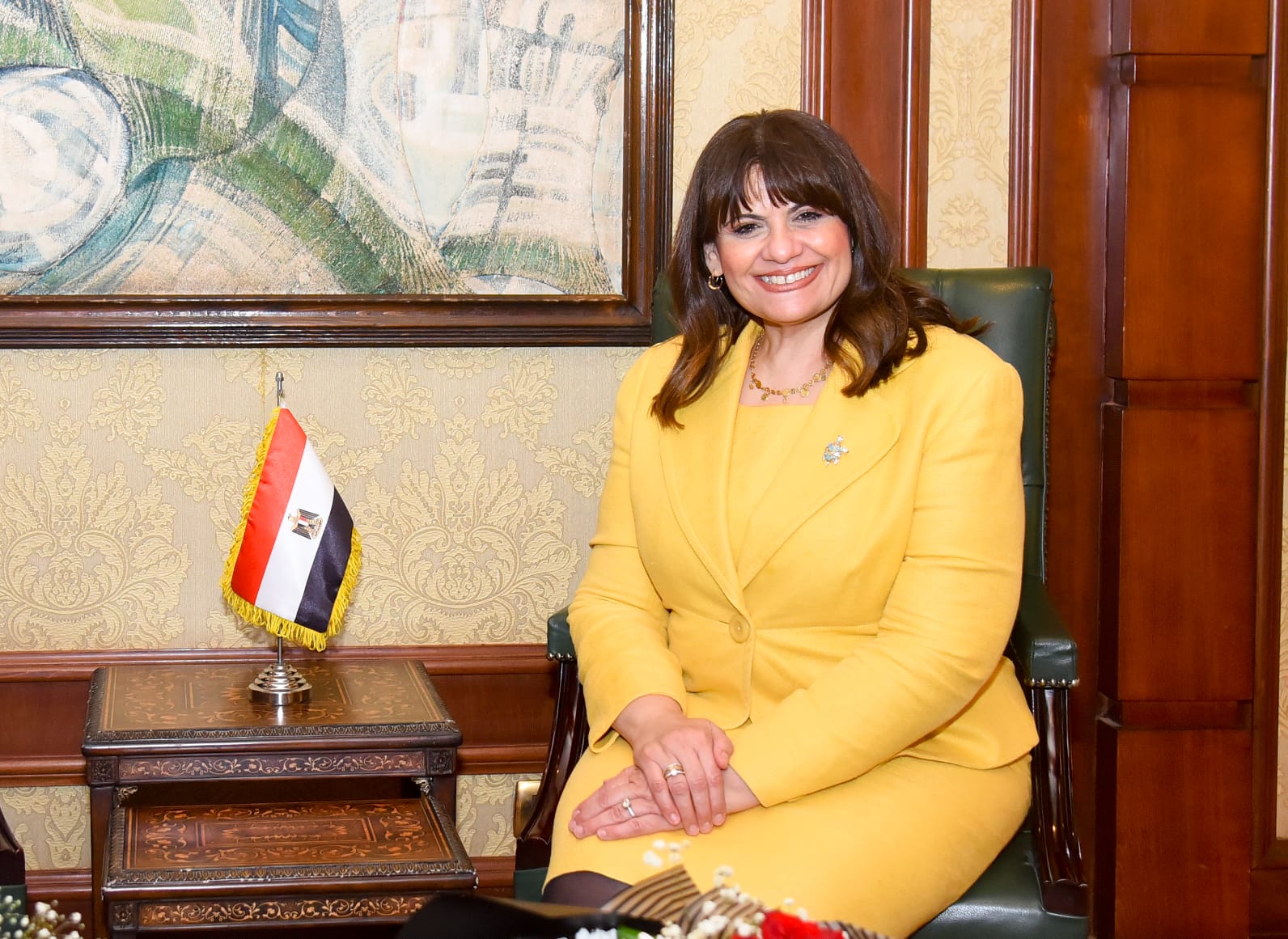 رسالة هامة من وزيرة الهجرة إلى الجاليات المصرية 3 wazert hgrrra