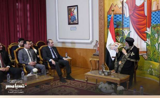 لقاء البابا تواضروس مع حملة المرشح الرئاسي عبد الفتاح السيسي 4 كلمة البابا تواضروس