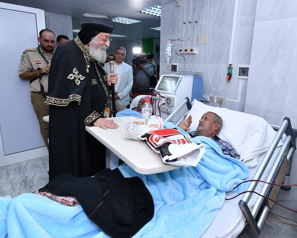 البابا تواضروس يفتتح مستشفى الانبا تكلا الجديدة 
