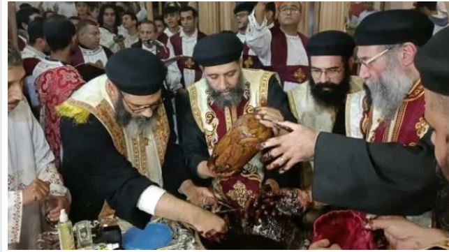 رفات الشهيدة كاترين يصل إلى الإسكندرية لأول مرة 3 من هي الشهيدة سانت كاترين