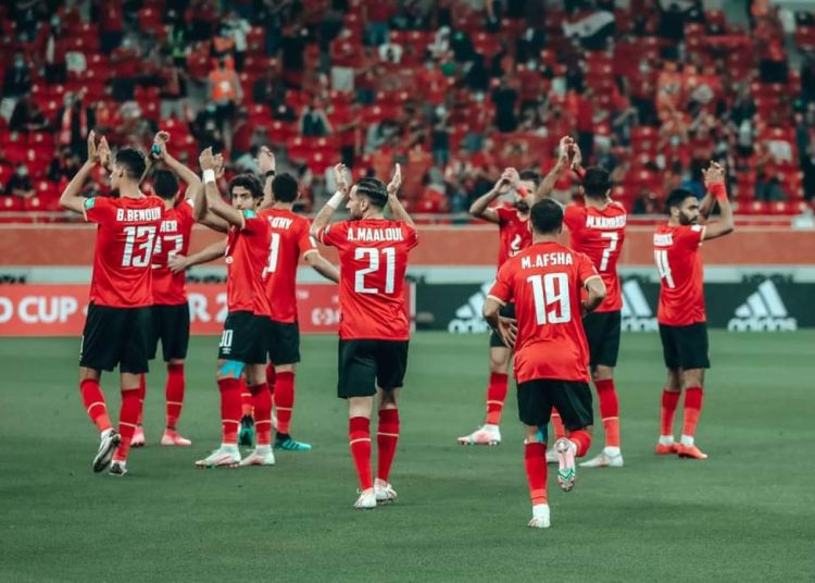 عقوبات بالجملة على لاعبي الأهلي بعد التعادل أمام شباب بلوزداد 1 ahly 1