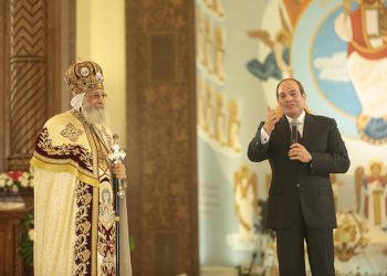 رسالة الرئيس السيسي من كاتدرائية ميلاد المسيح