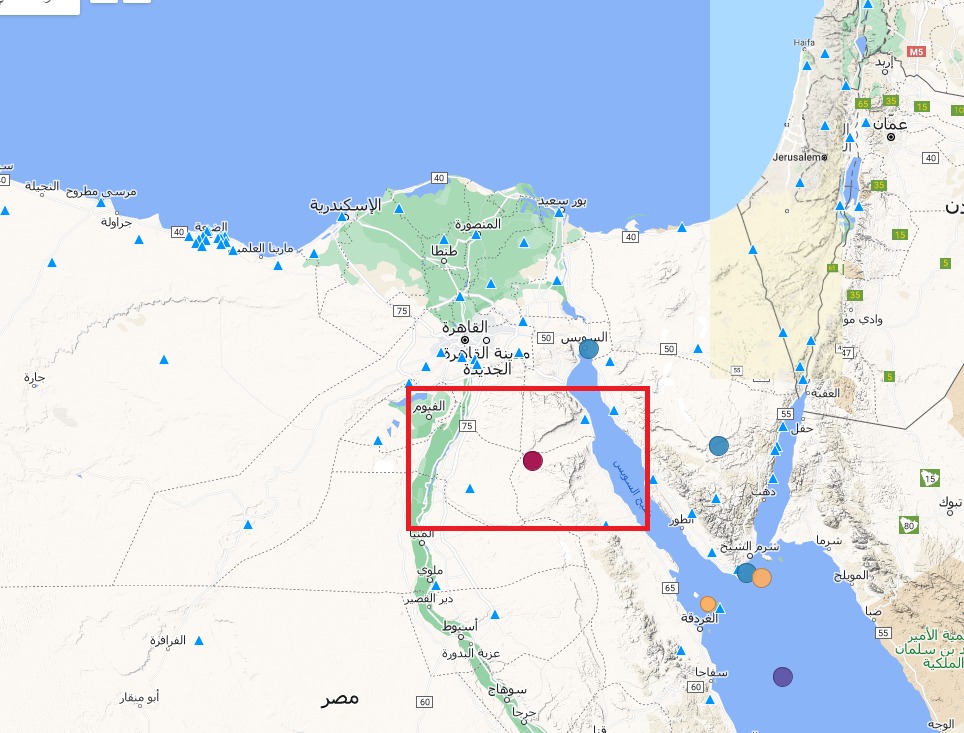 بالصورة هزة أرضية على حدود محافظة مصرية والبحر الأحمر فى بداية عام 2024 3 هزة أرضية على حدود بنى سويف والبحر الأحمر
