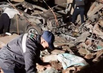 أول فيديو من حادث الطالبية بعد وقوع انفجار الحقونا البيت بيقع