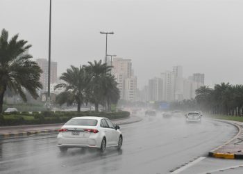 سقوط الأمطار