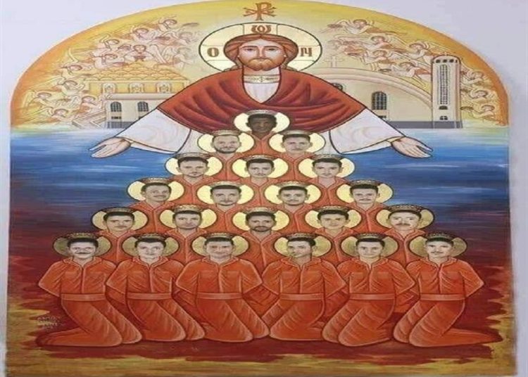 بالصور عيد شهداء ليبيا بحضور نيافة الأنبا أنطونيوس والأنبا بفنوتيوس الكنيسة تختتم احتفالات بكنيستهم بقرية العور بالمنيا 1 استغاثات أسر شهداء ليبيا الأقباط