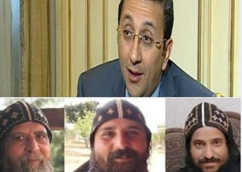 استشهاد 3 رهبان مصريين