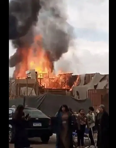 بالصور حريق لوكيشن مسلسل جودر للفنان ياسر جلال وأول تعليق من المخرج اعرف حجم الخسائر 4 حريق لوكيشن مسلسل جودر