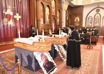 كلمة قداسة البابا تواضروس بصلوات تجنيز الرهبان الشهداء بالكاتدرائية وداع من نوع خاص