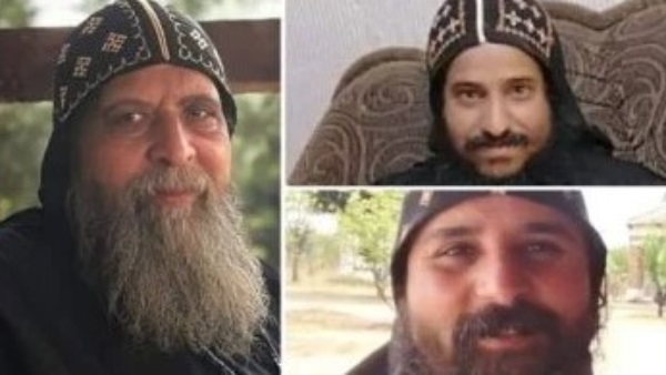 استشهاد ثلاث رهبان بالكنيسة القبطية الارثوذكسية