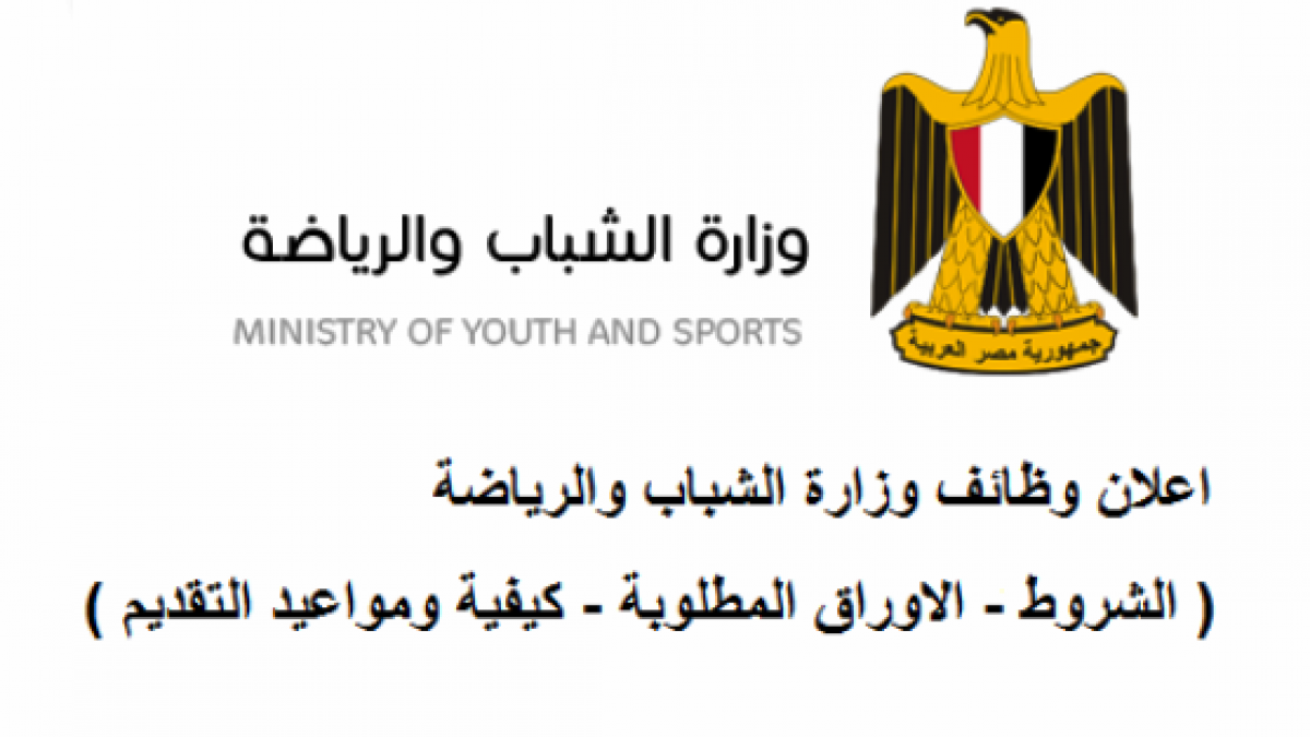 فرص عمل للشباب بمرتب 10 آلاف وعمولة تصل إلى 25 ألفا وزارة الشباب والرياضة تعلن الشروط 3 فرص عمل للشباب