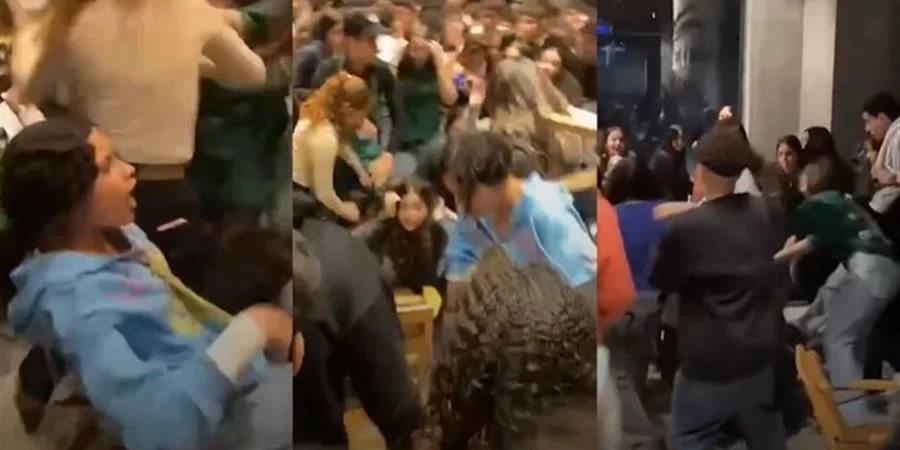 كشف تفاصيل واقعة ستاربكس قعدة بنات قلبت بمشاكل عنيفة 4 خناقة ستاربكس