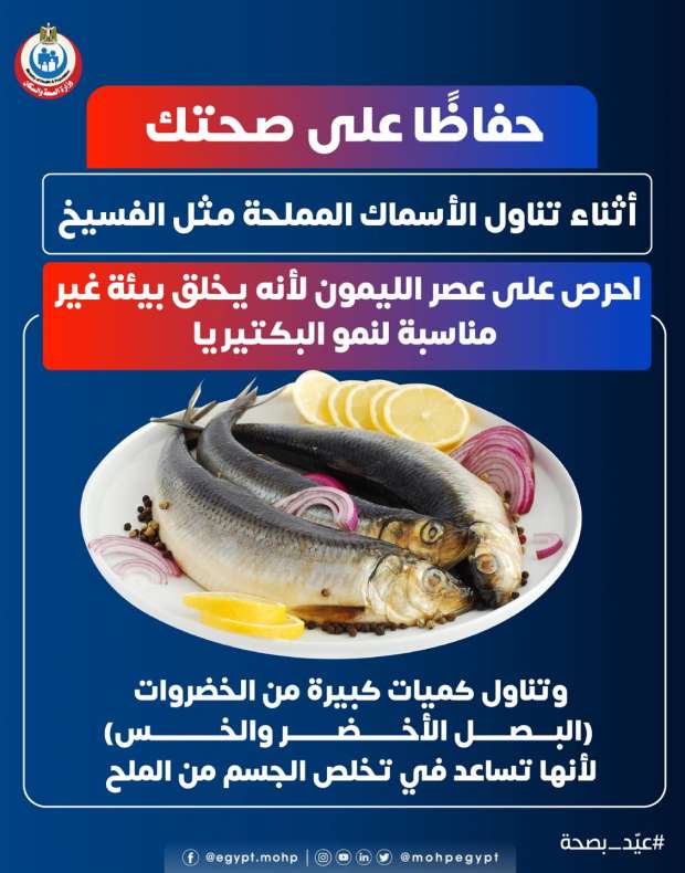نصائح هامة عند تناول الفسيخ والرنجة في شم النسيم تعلنها وزارة الصحة والسكان 2 الفسيخ والرنجة في شم النسيم