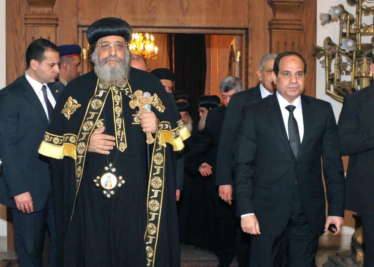 قداسة البابا تواضروس يهنئ الرئيس السيسي بالفترة الرئاسية الجديدة 1 baba w s