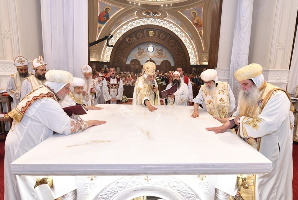 البابا تواضروس الثاني يدشن كنيسة العذراء