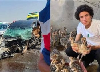 بالصور وفاة يوسف عدلي مربي النعام في حادث مؤسف و آخر كلمات أصغر رجل أعمال لأصدقائه