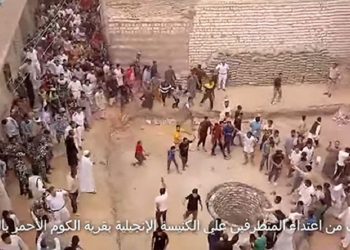 تفاصيل جلسة صلح بين العائلات القبطية والمسلمة بالكوم الأحمر بالمنيا