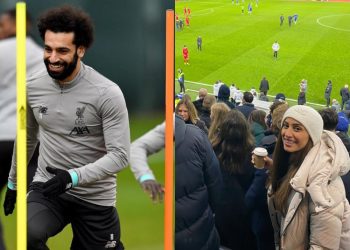 بعد مكالمته لها دينا الشربيني توجه رسالة للاعب الدولي محمد صلاح
