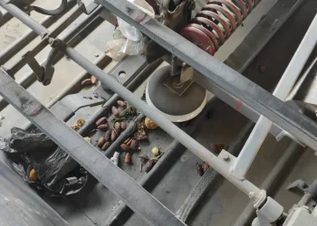 حريق بمحطة مترو مار جرجس