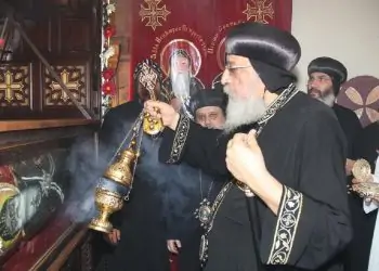 زيارة البابا تواضروس الثاني دير البرموس