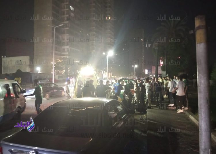 بالصور تفاصيل حادث كورنيش المعادي بين سيارتين ملاكي وانباء عن وفيات 1 221 365