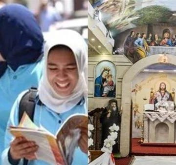 كنيسة العذراء بمركز نجع حمادي تفتح أبوابها لطلاب الثانوية العامة بالتزامن مع تخفيف أحمال الكهرباء 2 كنيسة العذراء بمركز نجع حمادي تستقبل طلاب الثانوية العامة