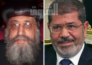 البابا تواضروس الثاني يكشف تفاصيل لقائه الأول مع محمد مرسي مش هتصدق قاله ايه 3 لقاء البابا تواضروس الثاني ومرسى