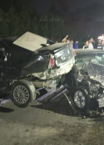 بالصور تفاصيل حادث كورنيش المعادي بين سيارتين ملاكي وانباء عن وفيات 4 حادث كورنيش المعادي